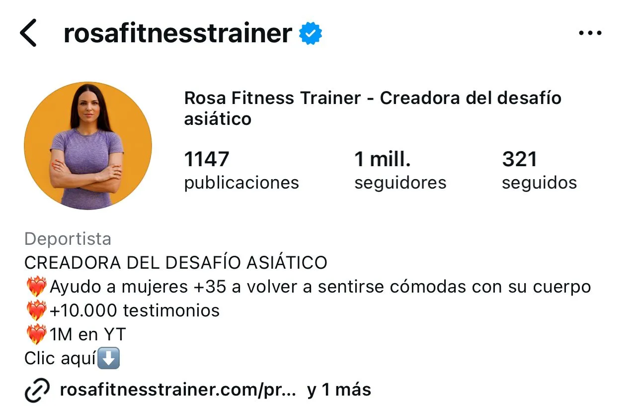 Resultados Rosa Fitness